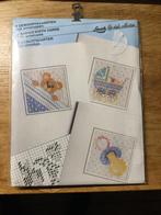 Lanarte geboortekaartjes borduren, Hobby en Vrije tijd, Ophalen of Verzenden, Nieuw, Handborduren, Borduurpakket