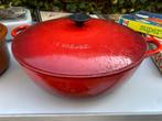Le Creuset braadpan, Huis en Inrichting, Ophalen, Nieuw, Gietijzer, Koekenpan of Braadpan