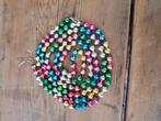 antieke ketting glazen kralen kerst, Diversen, Kerst, Ophalen of Verzenden, Gebruikt