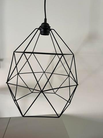 Lampenkap hanglamp zwart metaal inclusief pendel beschikbaar voor biedingen