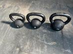 Gietijzeren kettlebells 6-8 en 10 kg kettlebel gewichten, Sport en Fitness, Fitnessmaterialen, Ophalen, Gebruikt, Gewichten, Kettlebells