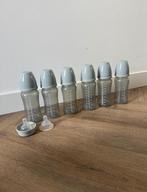 Heel goed 6x grijs Hema melk fles 270ml >6M + extra spenen, Ophalen of Verzenden, Zo goed als nieuw, Overige typen