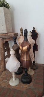 6 toonbank bustes in mooie broccante stijl, Ophalen of Verzenden