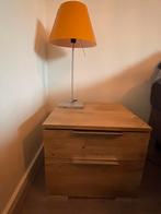 Nachtkastje eikenhout, Huis en Inrichting, Slaapkamer | Nachtkastjes, Ophalen, Minder dan 45 cm, Zo goed als nieuw, Minder dan 55 cm