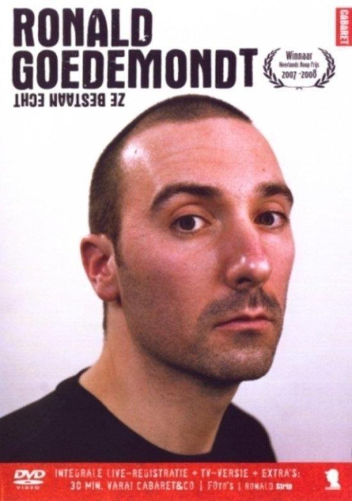 Ze bestaan echt - Ronald Goedemondt, Cd's en Dvd's, Dvd's | Cabaret en Sketches, Gebruikt, Stand-up of Theatershow, Alle leeftijden