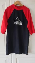 Quiksilver 50+UPF UV zwem shirt rood zwart mt XL kids 15,16y, Ophalen of Verzenden, Zo goed als nieuw, Jongen of Meisje, Sport- of Zwemkleding