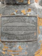 Oude Olie en Benzine Kan met Pomp, Auto diversen, Overige Auto diversen, Verzenden