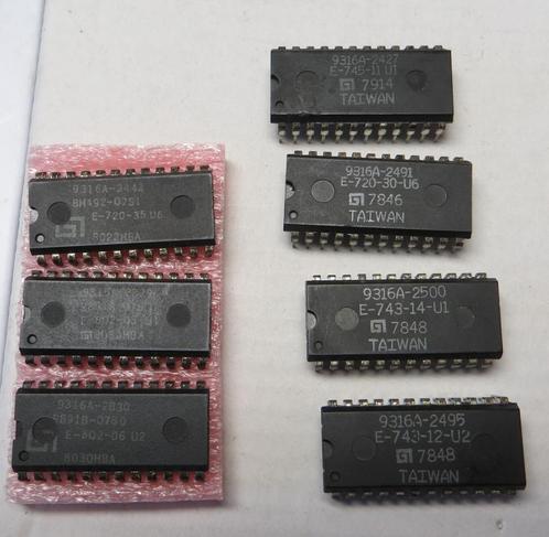 7 stuks , cpu board roms Bally flipperkast pinball mach, Verzamelen, Automaten | Flipperkasten, Gebruikt, Elektronisch, Flipperkast