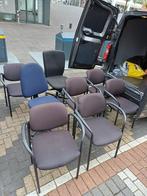6 vergaderstoelen en 2 bureaustoelen, Ophalen, Gebruikt, Vijf, Zes of meer stoelen, Zwart