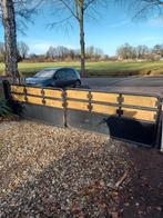 Stalen dubbele hekken met houten accenten - 220cm per hek, Ophalen, 200 cm of meer, Draaipoort, 150 tot 200 cm