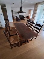 Mooie massieve eiken kloostertafel, Huizen en Kamers