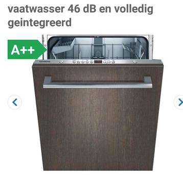 Siemens inbouw vaatwasser Energie A++ VANDAAG OPHALEN €100,- beschikbaar voor biedingen