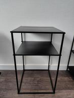 Zwarte open bijzettafel 59x35x35, Ophalen, Gebruikt, 50 tot 100 cm, Minder dan 100 cm