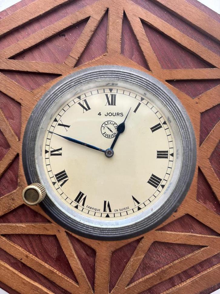 Jaeger Paris 4 Days klock, Antiek en Kunst, Antiek | Klokken, Ophalen