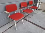 Vintage Friso Kramer voor Ahrend de Cirkel stoel, chair, Ophalen, Rood, Eén