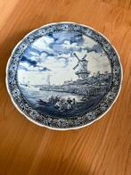 Groot vintage Delfts blauw wandbord – Boch Royal Sphinx, Antiek en Kunst, Antiek | Wandborden en Tegels, Ophalen