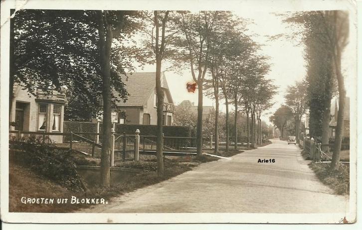 Blokker, Verzamelen, Ansichtkaarten | Nederland, Gelopen, Noord-Holland, 1920 tot 1940, Verzenden