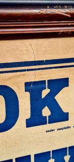 Authentieke boks poster, boks affiche van wedstrijden 1952👊, Ophalen, Gebruikt, Overige, .