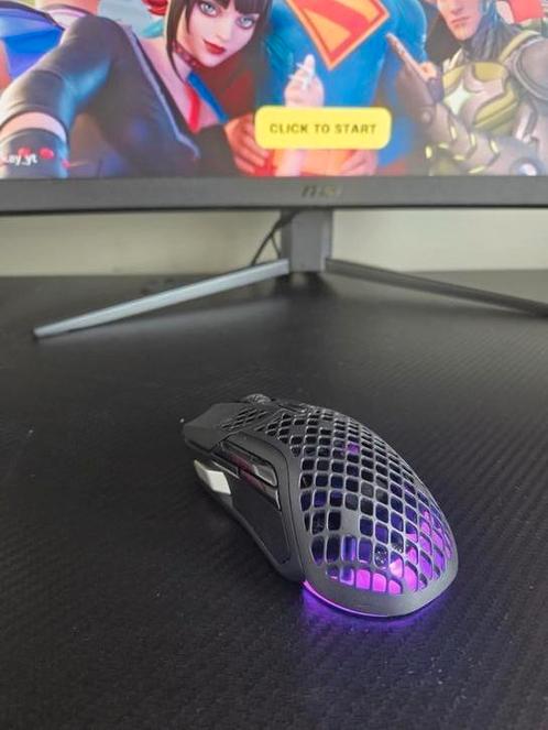 Steelseries Aerox 5 Wireless gaming muis PS5/ PC, Computers en Software, Muizen, Zo goed als nieuw, Muis, Rechtshandig, Draadloos