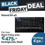 Roland SH-4D Desktop Synthesizer, Muziek en Instrumenten, Synthesizers, Roland, Nieuw, Met midi-aansluiting, Overige aantallen