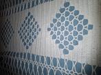 Sprei. Gehaakt. 1 persoons. Mooie rand.Vintage, Ophalen of Verzenden, Zo goed als nieuw, Tweepersoons