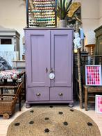 Biedermeier meidenkast linnenkast hangkast babykamer roze, Ophalen, 50 tot 70 cm, 105 cm of meer, Nvt