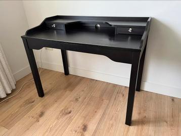 Vintage IKEA laptop bureau Gustav in zwart/bruin beschikbaar voor biedingen