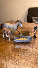 Leuke paarden speelset, lijkt op Schleich, Ophalen of Verzenden, Zo goed als nieuw