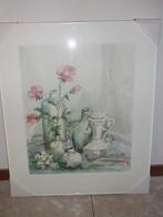 aquarel, stilleven, ingelijst, Ophalen of Verzenden