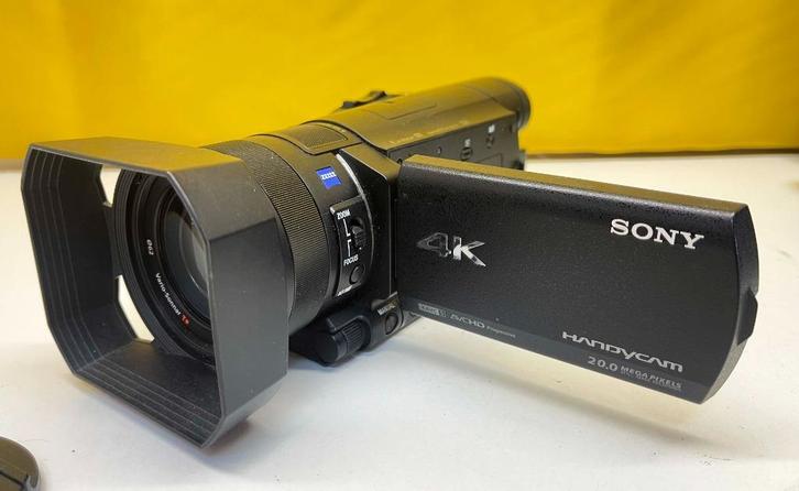 SONY FDR-AX100E Veelzijdige 4K camcorder, Audio, Tv en Foto, Videocamera's Digitaal, Zo goed als nieuw, Camera, Geheugenkaart