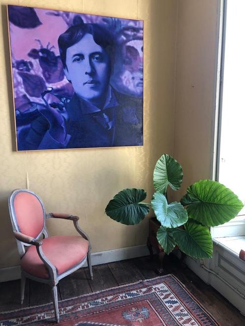 Oscar Wilde in het Paars van De Kunstfabriek, Antiek en Kunst, Kunst | Schilderijen | Klassiek, Ophalen