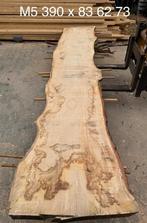 Eiken houten tafelblad, schaaldeel, boomrand, uniek stuk, Ophalen of Verzenden, Nieuw, Rechthoekig, Hout