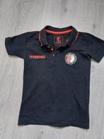 Feyenoord polo shirt zwart maat 128 - 134, Ophalen of Verzenden, Zo goed als nieuw, Jongen