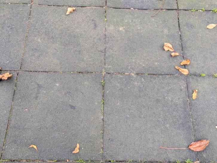 Rubber Speeltegels / Staltegels, Tuin en Terras, Tegels en Klinkers, Gebruikt, Overige typen, Rubber, 10 m² of meer, Ophalen of Verzenden