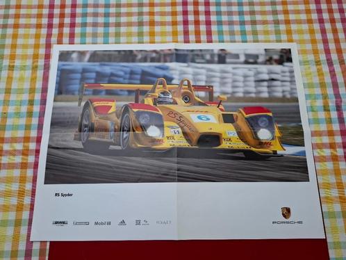 Porsche Motorsport RS Spyder uitvouwfolder 2006, Boeken, Auto's | Folders en Tijdschriften, Zo goed als nieuw, Porsche, Verzenden