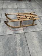 In goede staat stevige houten slee, Ophalen, Gebruikt, Hout