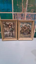 2 kleine Hummel schilderijtjes, Ophalen of Verzenden