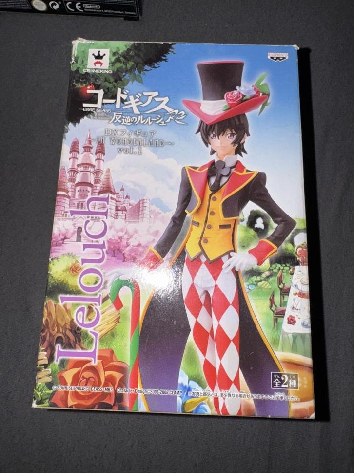 Code Geass Lelouch in Wonderland anime figure, Verzamelen, Poppetjes en Figuurtjes, Gebruikt, Ophalen of Verzenden