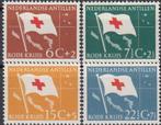 Nederlandse Antillen -CNA.19- 1958 - Landkaart - Rode Kruis, Verzenden, Postfris