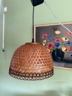 Hanglamp, hallamp, rotan, boho, Ibiza style, vintage, Huis en Inrichting, Lampen | Hanglampen, Ophalen of Verzenden, Zo goed als nieuw