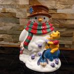 Disney Exclusive Winnie the Pooh Kerst Sneeuwpop Cookie Jar, Ophalen of Verzenden, Winnie de Poeh of vrienden, Zo goed als nieuw