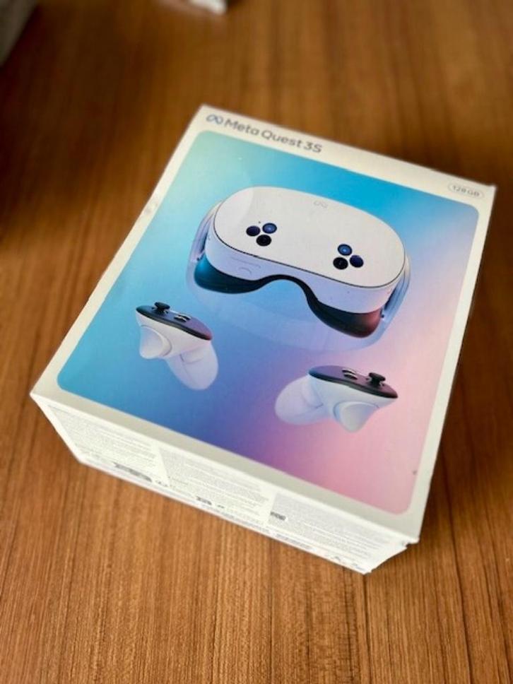 Meta Quest 3S VR-bril + extra lange kabel en cadeaubon, Spelcomputers en Games, Virtual Reality, Nieuw, Overige platformen, VR-bril