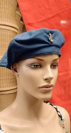 Retro marine baret, matrozenpet, schipperspet, Kleding | Dames, Hoeden en Petten, Ophalen, Gedragen, 56 of 57 cm (M, 7 of 7⅛ inch)