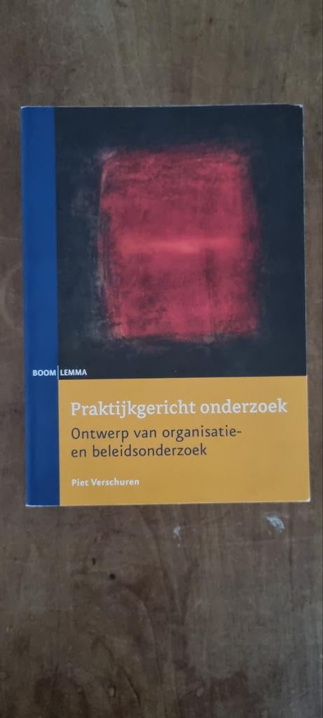 Praktijkgericht onderzoek - Piet Verschuren, Ophalen of Verzenden, Zo goed als nieuw, HBO, Piet Verschuren