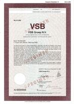 VSB Groep - Utrecht 1992 - Bond NLG. 5.000, Postzegels en Munten, 1970 tot heden, Obligatie of Lening, Verzenden