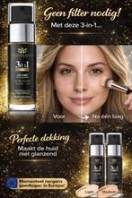 Intens dekkende foundation 3in1, Gehele gezicht, Beige, Nieuw, Ophalen of Verzenden