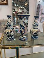 Vaas kaststel Boch Vieux Rhodes plateel vazen mooi decor, Antiek en Kunst, Ophalen of Verzenden