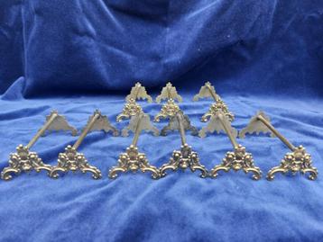 9 Antieke Messenleggers Rococo, Barok, Klassiek beschikbaar voor biedingen