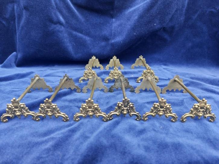 9 Antieke Messenleggers Rococo, Barok, Klassiek, Antiek en Kunst, Antiek | Bestek, Ophalen of Verzenden