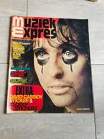 Muziek Expres januari 1973 met stickers., Verzamelen, Ophalen of Verzenden, 1960 tot 1980, Nederland, Tijdschrift